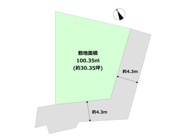 川西市鼓が滝3丁目売り土地