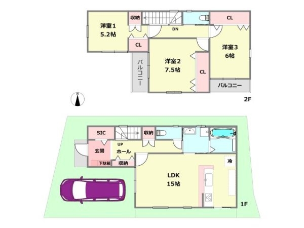 テェィダキセラWEST　全4区画【建築条件付き土地】