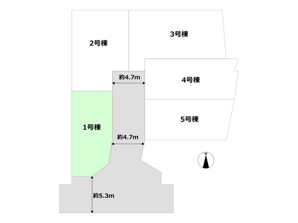 リーブルガーデン豊中市箕輪2丁目　全5区画