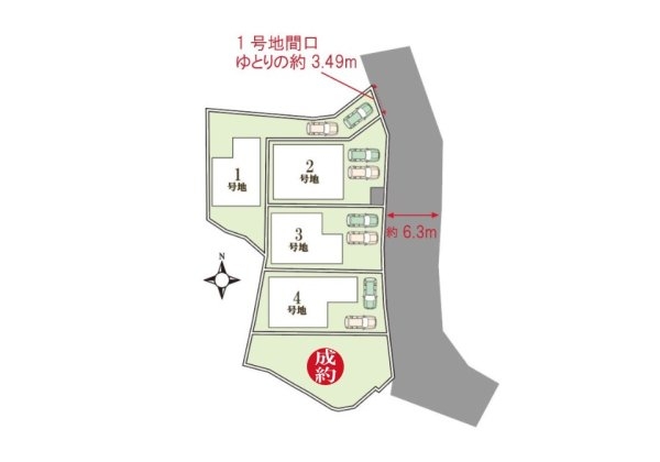 ベアーレ川西鼓滝駅前　全5区画