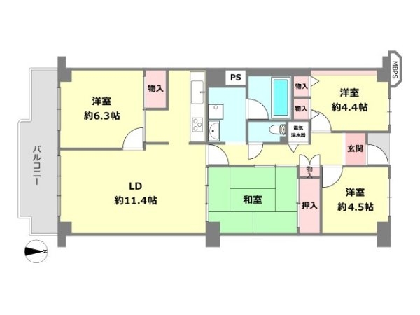 サンハイツ宝塚五月台A棟