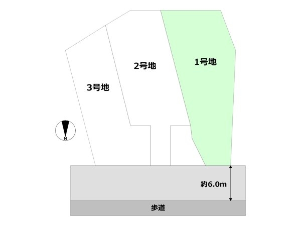 川西市花屋敷1丁目建築条件付き土地