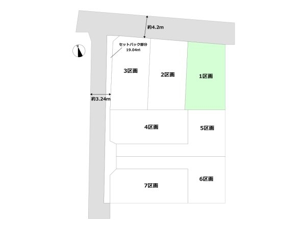 グラファーレ川西市久代　全7区画