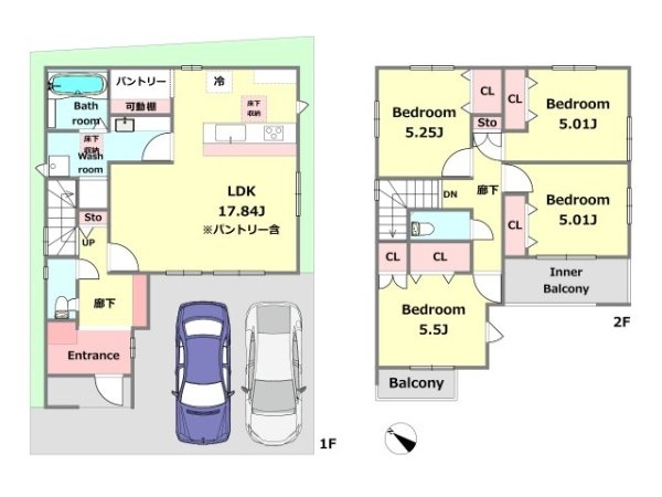 ブルーミングガーデン宝塚市山本野里2丁目　全4区画