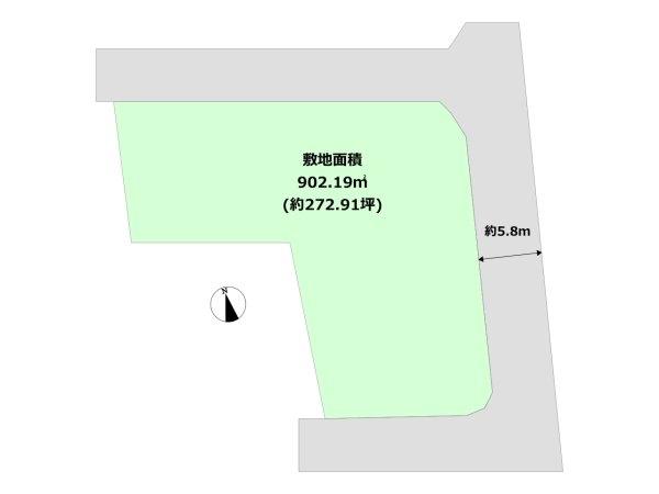 川西市緑が丘１丁目の土地