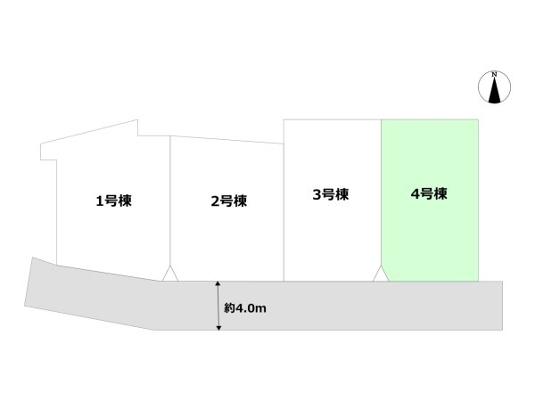 池田市豊島北１期　全４棟