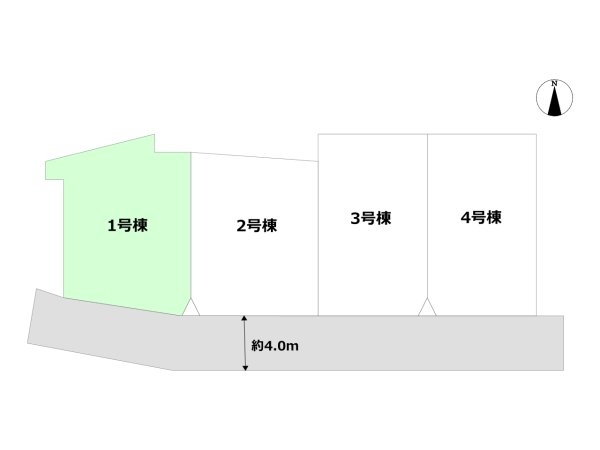 池田市豊島北１期　全４棟