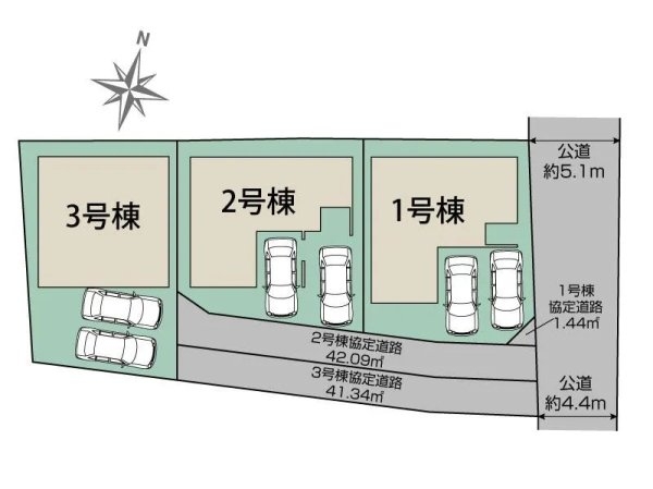 ブルーミングガーデン伊丹市野間5丁目　全3区画
