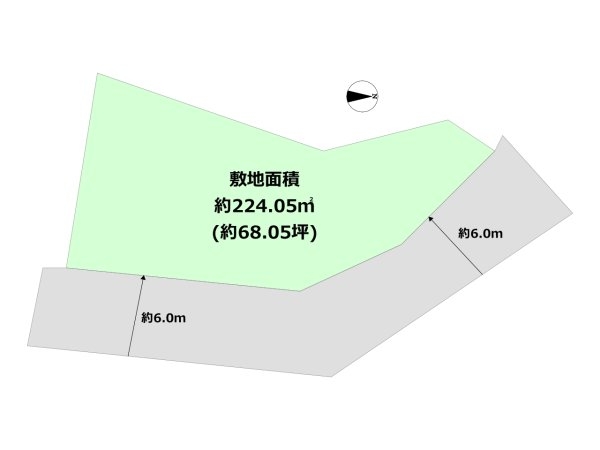 川西市緑台4丁目売り土地