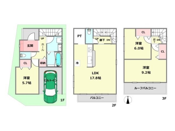 リナージュ池田市桃園23-1期　全2区画