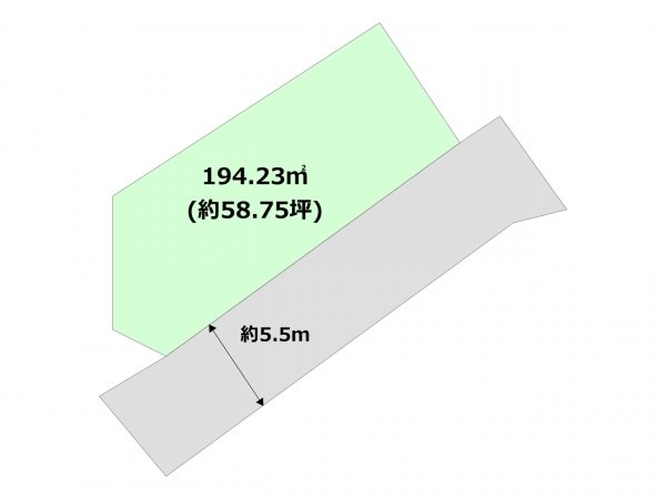 宝塚市中州2丁目売り土地