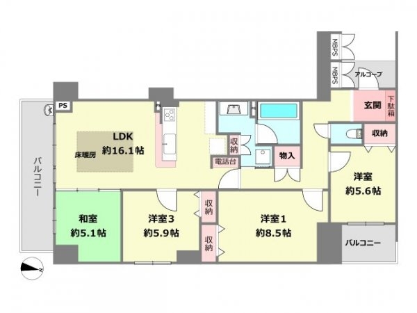 ヒルズ芦屋翠ヶ丘