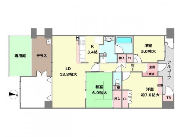 住吉山手コモンズC棟
