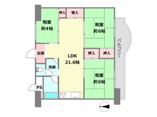 住吉台東住宅6号棟