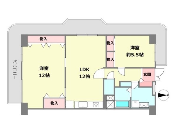 日商岩井香枦園マンション２号棟