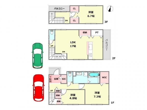 西宮市上大市４丁目新築一戸建て２号地