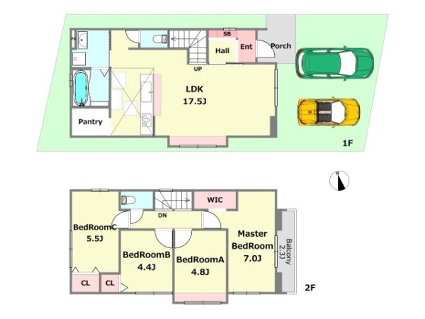 芦屋市朝日ケ丘1期　全2区画