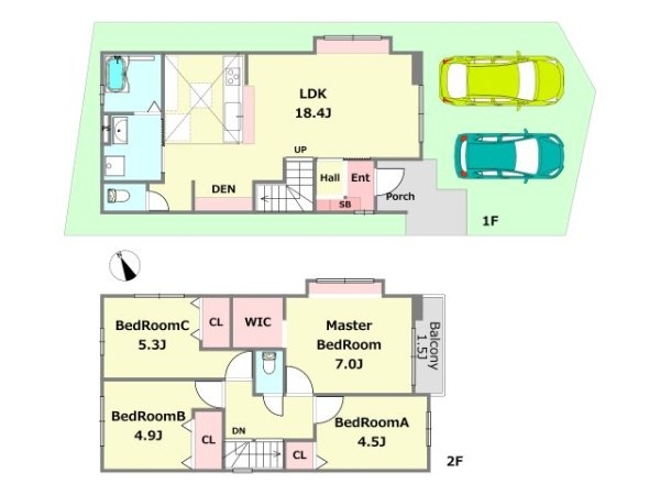 芦屋市朝日ケ丘1期　全2区画