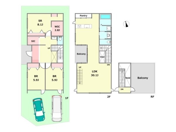 芦屋市三条町新築一戸建て