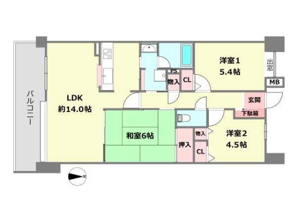 コート甲子園南３番館