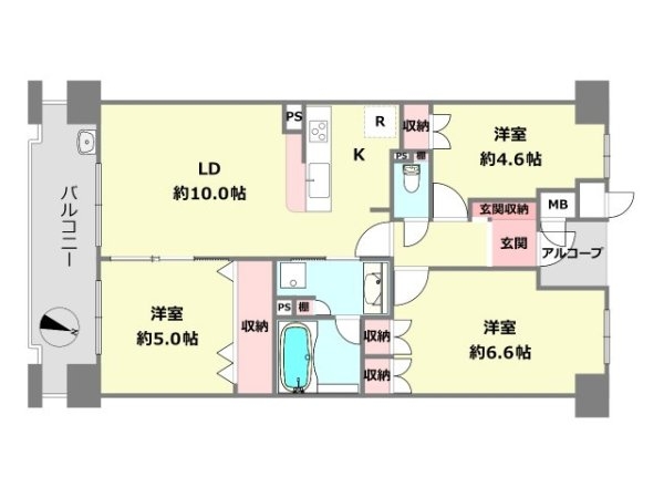 住吉山手コモンズD棟