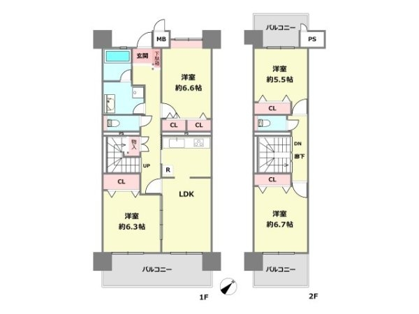武庫川樹のまち第一14号棟
