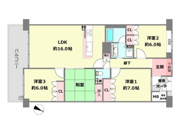 グランベース芦屋川ロジュマン