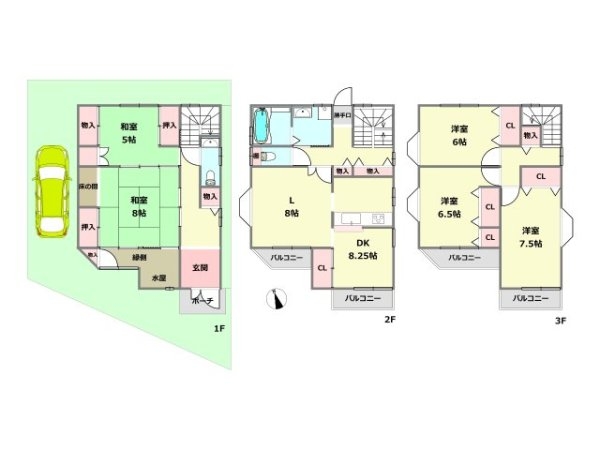 西宮市能登町の中古一戸建て