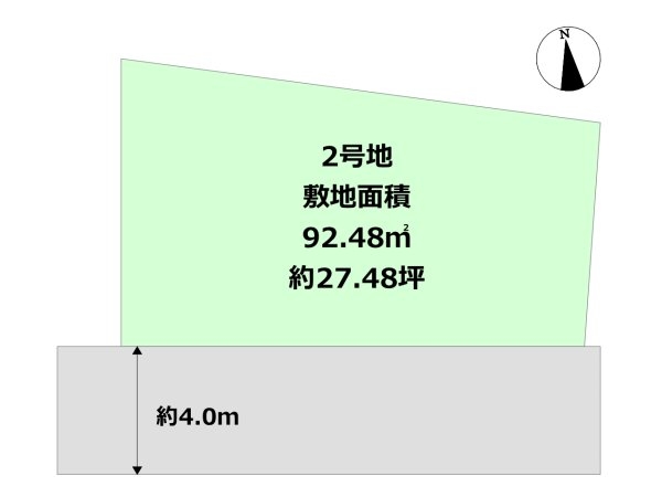 西宮市一ヶ谷町売り土地2号地