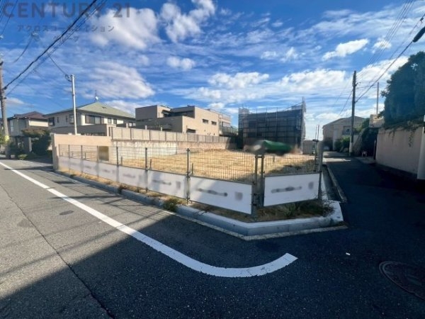 西宮市仁川町2丁目の土地(前面道路含む現地写真)