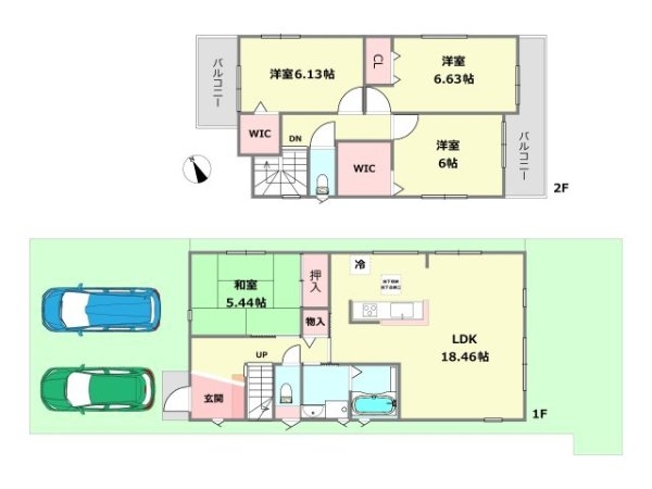 ファーストタウン西宮市第4北六甲台　全2区画