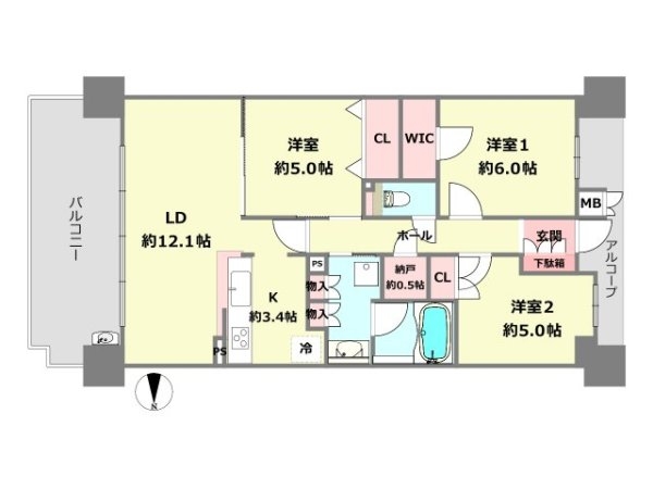 ジオ西宮北口ガーデンズNE棟