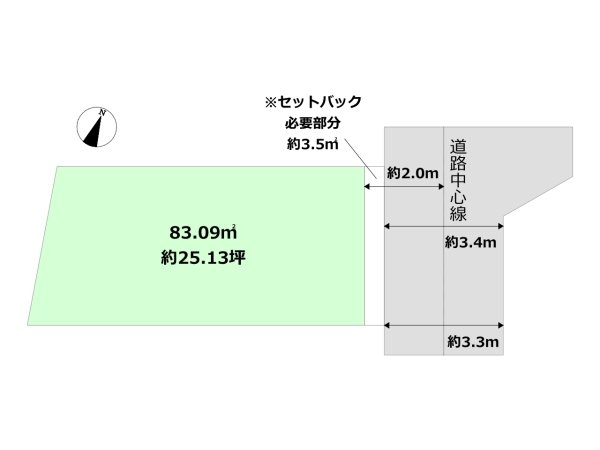 神戸市灘区深田町3丁目売り土地