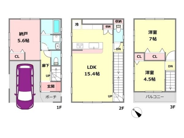 神戸市灘区岸地通3丁目新築一戸建て