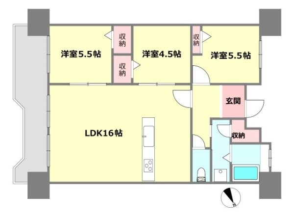 武庫川あおぞらのまち26号棟