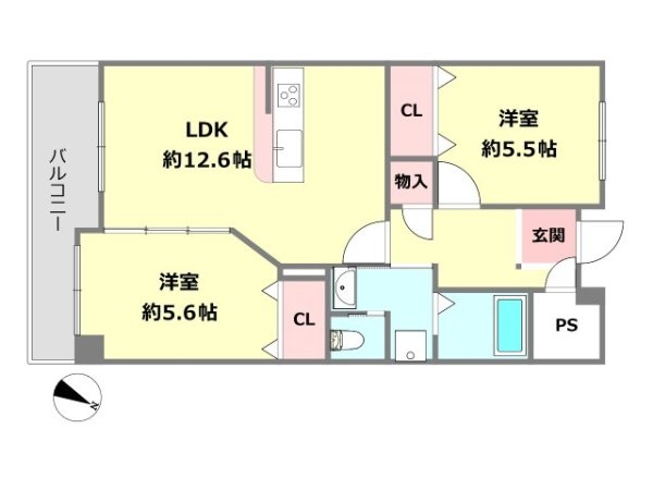 武庫川あおぞらのまち25号棟