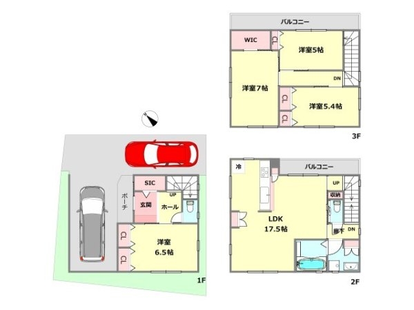 西宮市今津久寿川町新築一戸建て