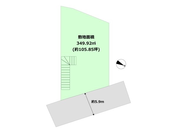 西宮市甲陽園西山町の土地