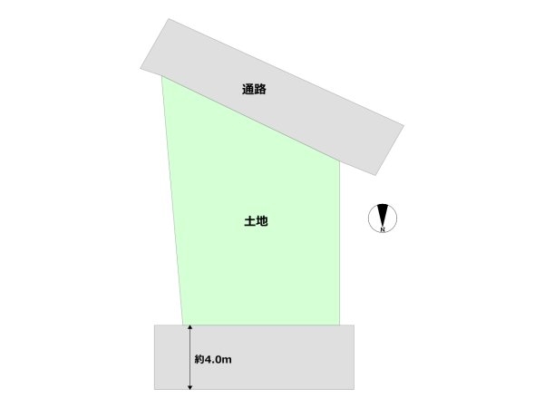 西宮市能登町建築条件付き売り土地