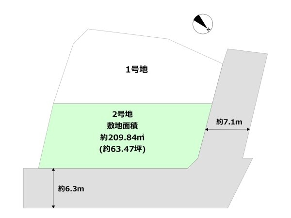 西宮市剣谷町新築一戸建て　2号地
