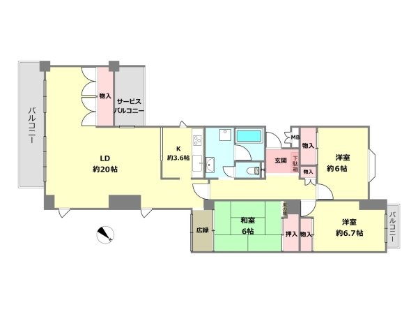 芦屋緑1住宅1号棟