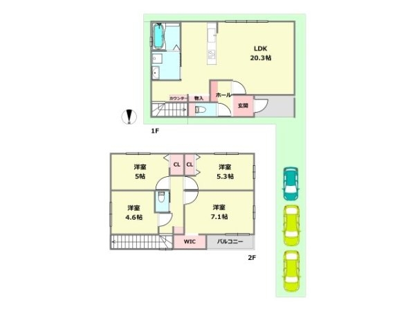 テラシエ宝塚市福井町　全4区画