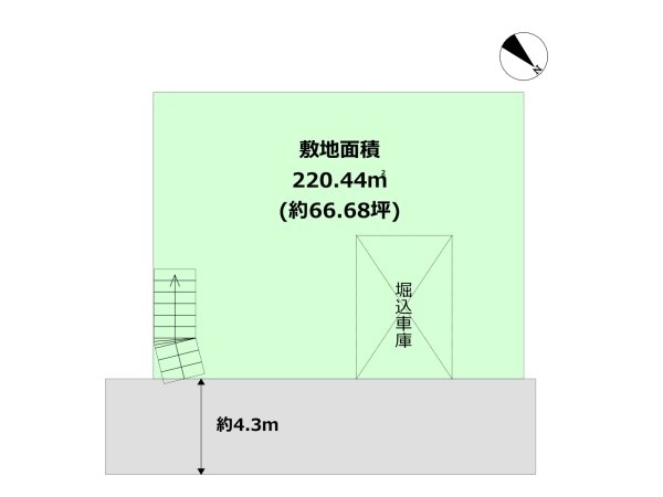 宝塚市雲雀丘山手2丁目売り土地