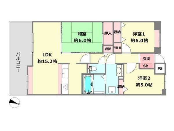 ハーティネス逆瀬川