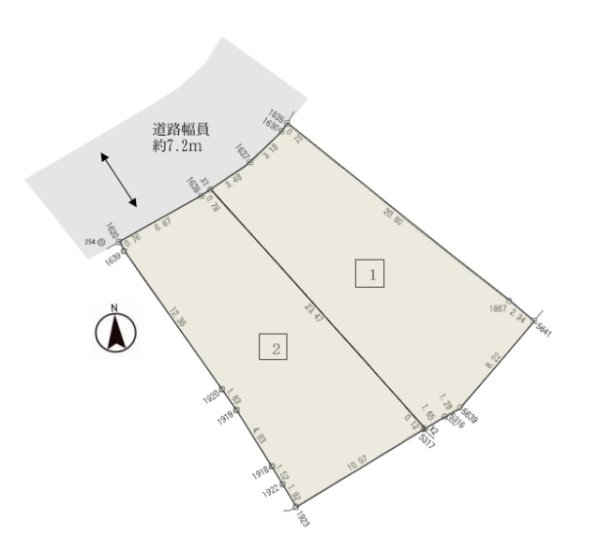 宝塚市野上４丁目の土地