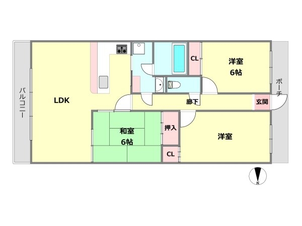 サニーフラット川西緑台