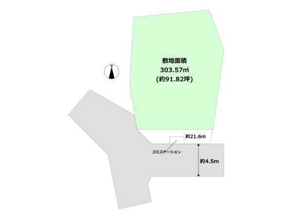 宝塚市山本西１丁目の土地