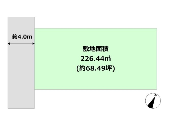 川西市松が丘町建築条件付き土地