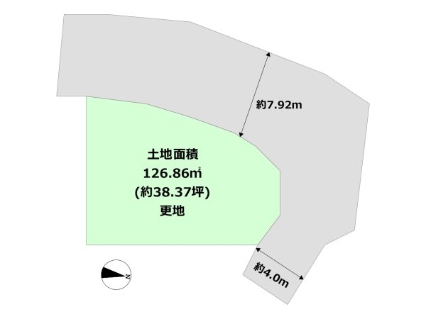 川西市松が丘町の土地