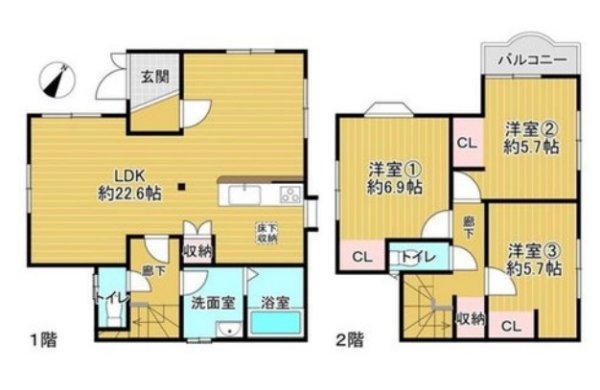 宝塚市中筋山手２丁目の中古一戸建て